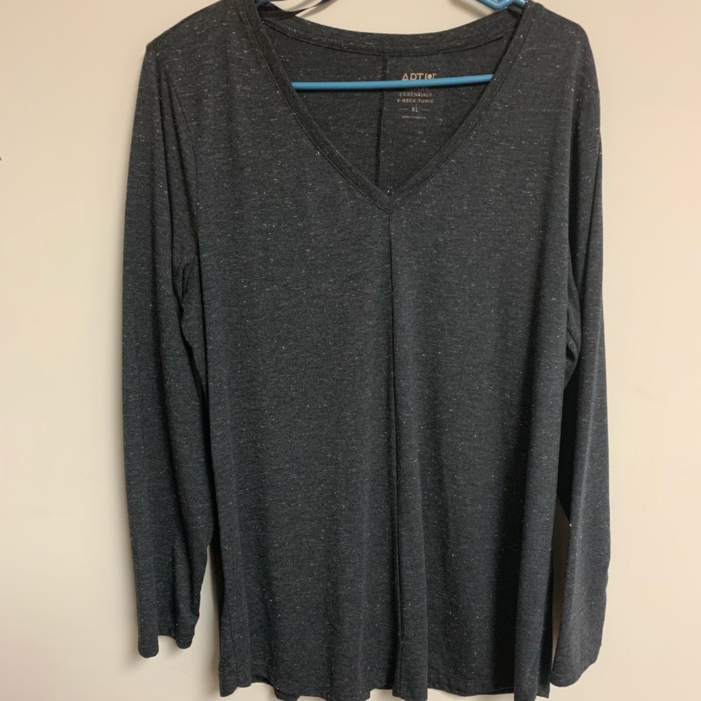 Black with sparkly gold